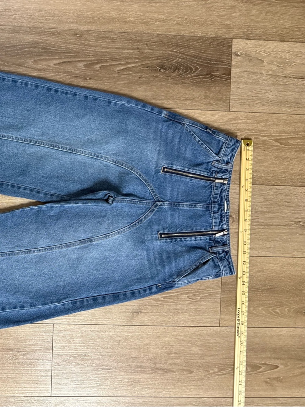 Habitual Denim Barrel Wide Leg High-Rise Jeans - Blue - Picture 8 of 14